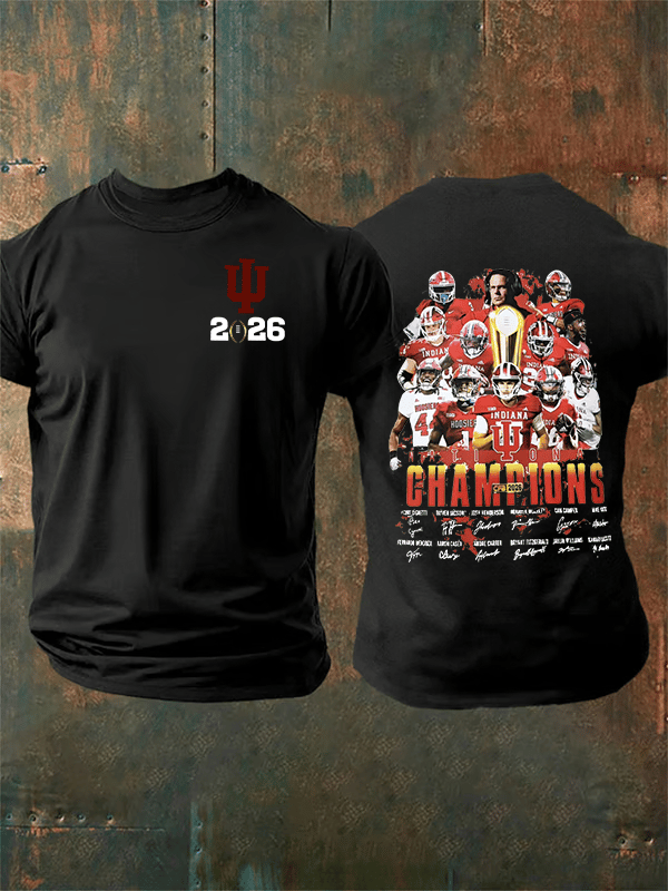 Men's Football Print T-Shirt