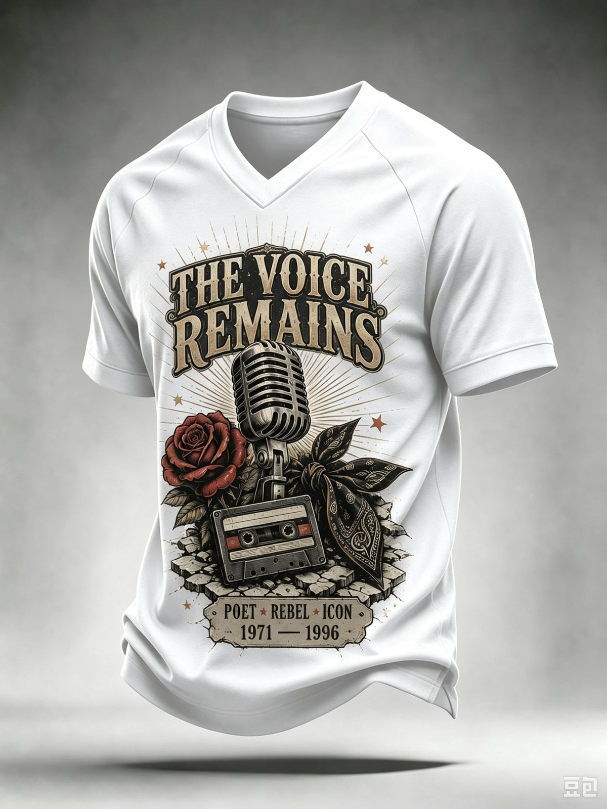 Men’s Vintage Hip‐Hop History T‐Shirt, 30‐Year Cold Case Verdict Legendary West Coast Rap Story Graphic Print Casual Short Sleeve Tee