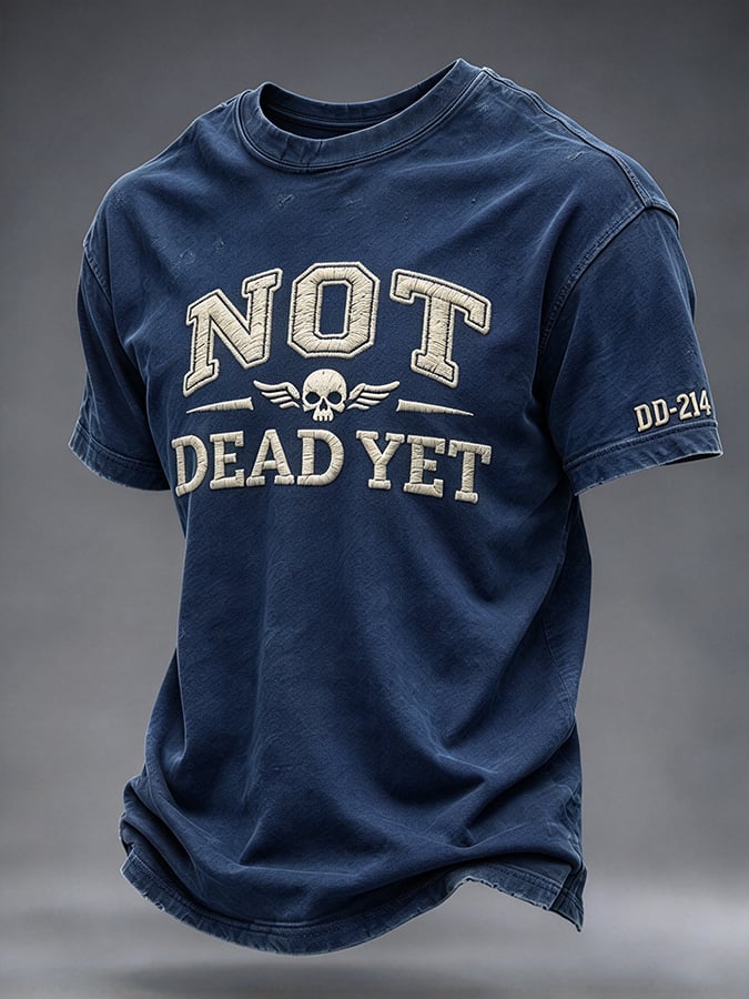 Men's Retro Print Short-Sleeve T-Shirt