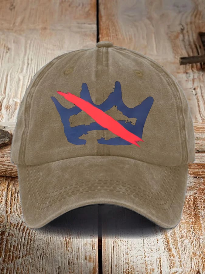 Unisex America has no kings Printed Casual Hat