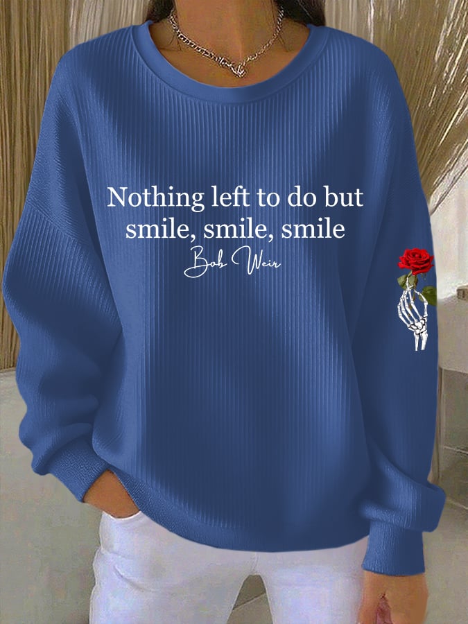 🔥Buy 3 Get 15% Off Women's Vintage Rock Tribute Print Casual Sweatshirt