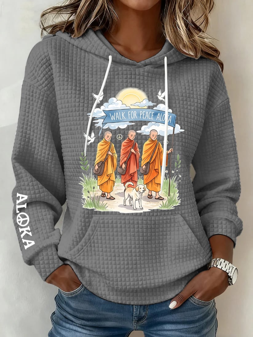 Women's Walk For Peace Art Print Sweatshirt