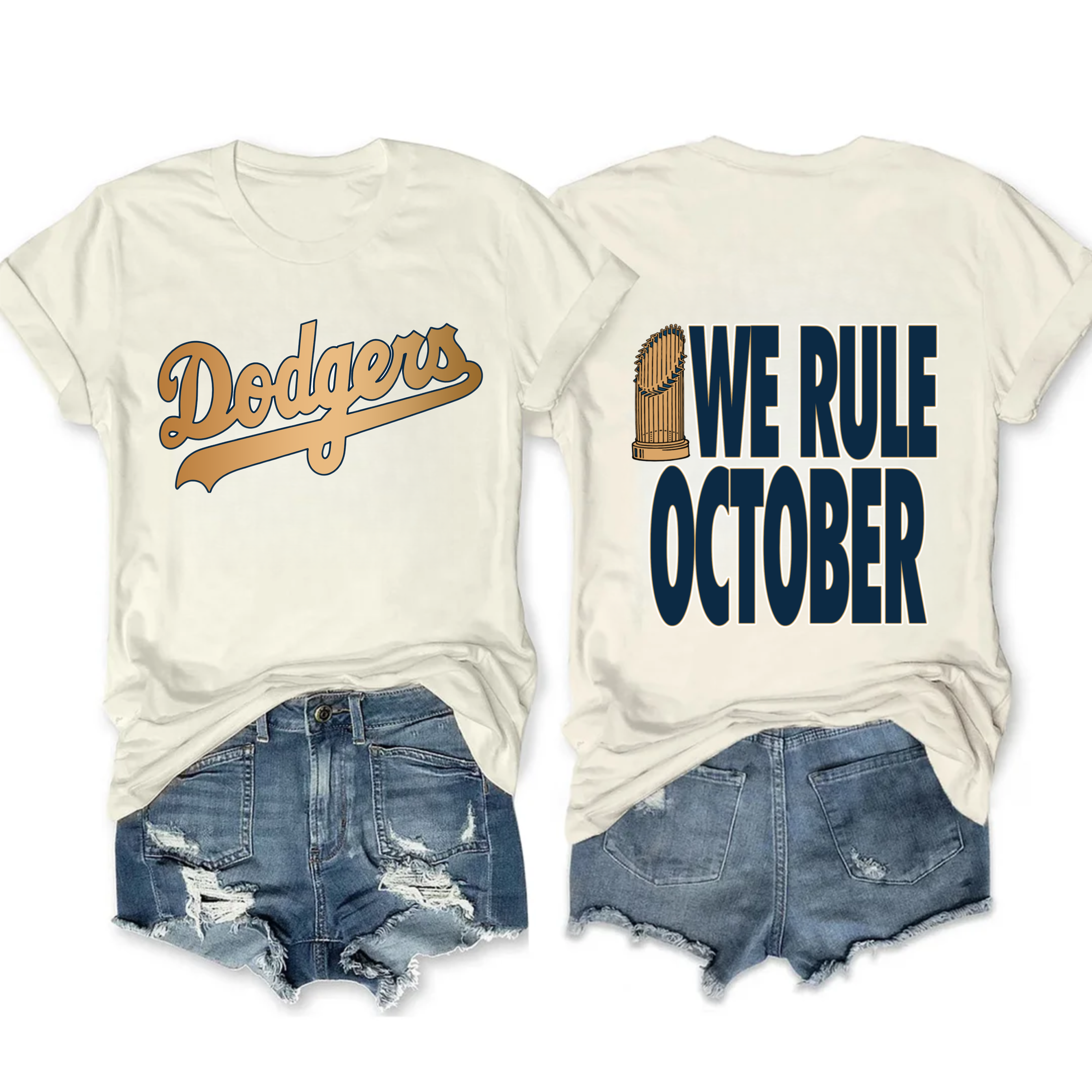 We Rule October Dodgers 2025 Champions Tee