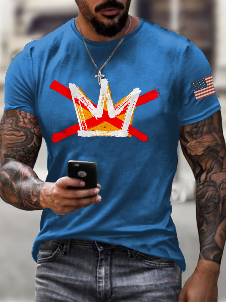 π₯Buy 3 Get 15% Offπ₯Men's Casual Reject King T-Shirt