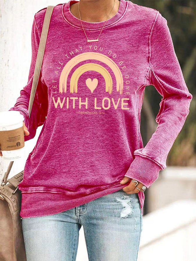 Women's All That You Do Printed Sweatshirt