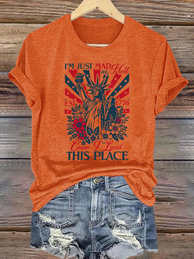 Women's THIS PLACE Round Neck Printed T-Shirt