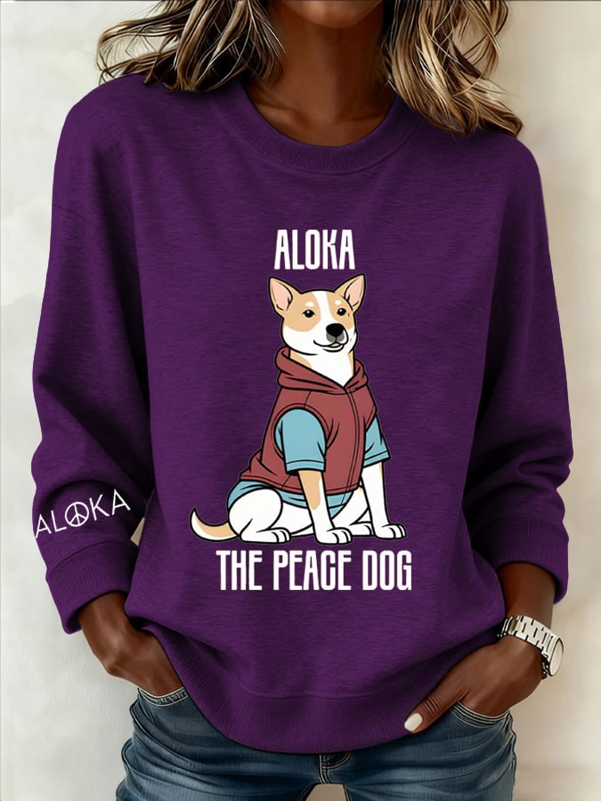 Women's Walk For Peace Art Print Sweatshirt