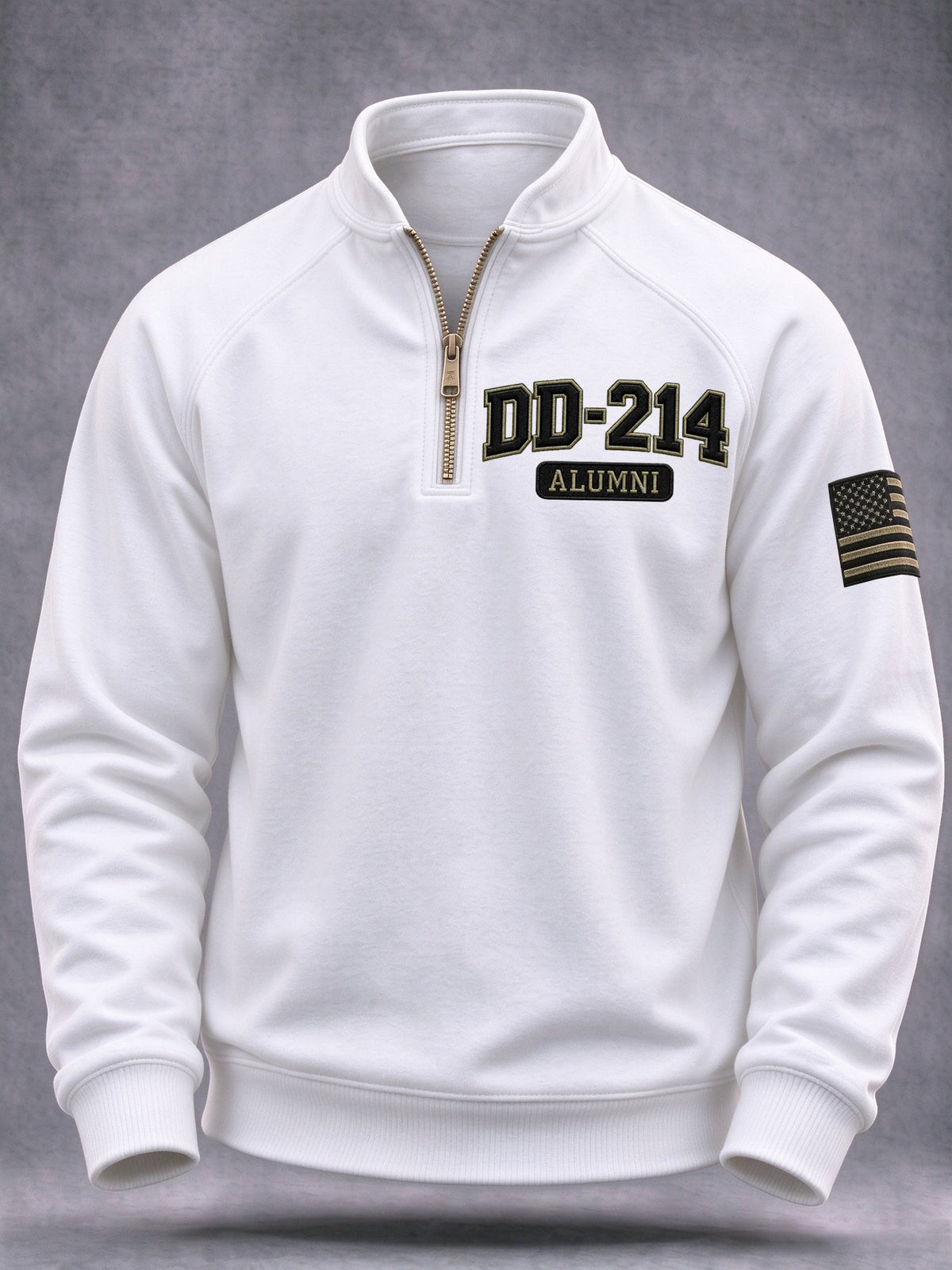 Men's Veteran Pride DD-214 Printed Half-Zip Sweatshirt