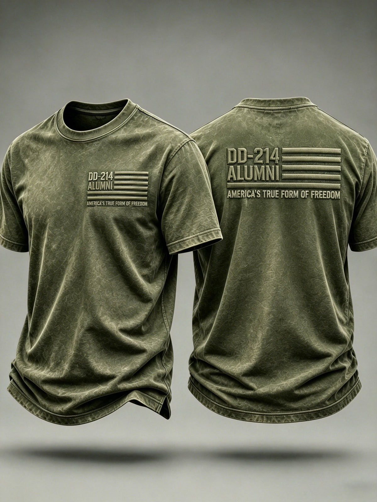 Men's Veteran Pride DD-214 Printed T-shirt