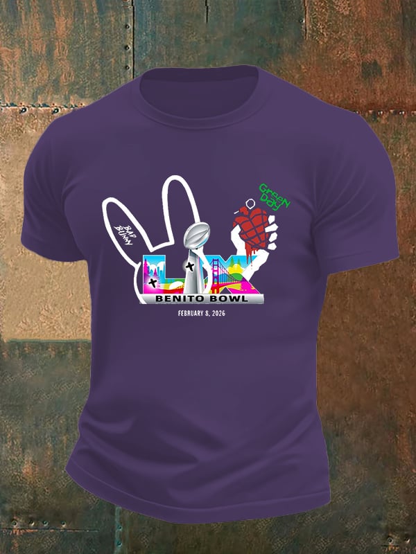 Men's Opening And Halftime Shows Print Casual T-shirt
