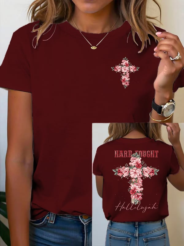 Women's Floral Christian T-shirt