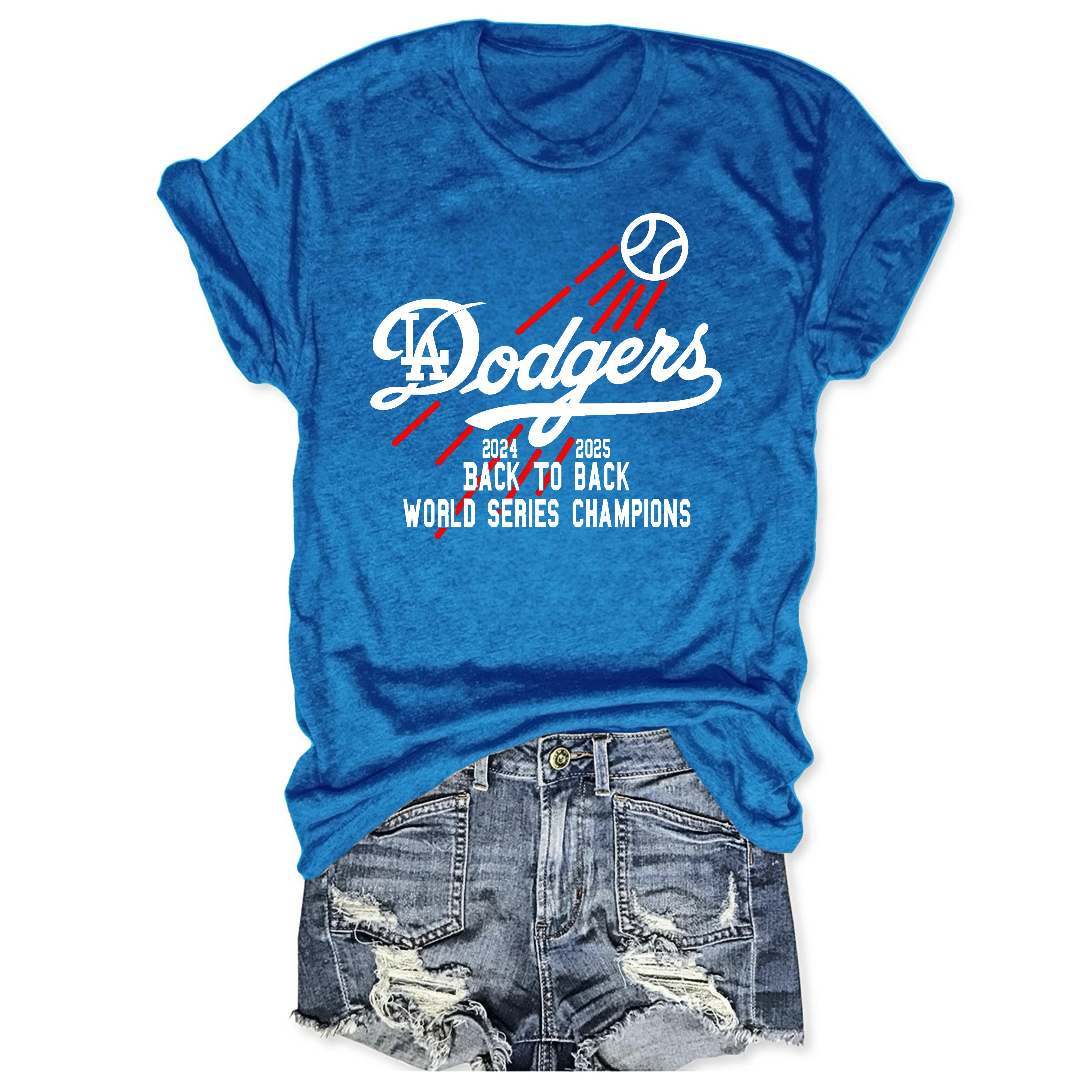 Dodgers Back To Back World Series Champions Tee