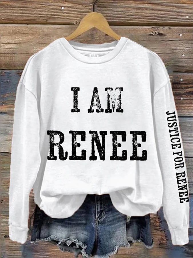 Women's Justice For Renee Nicole Good Sweatshirt