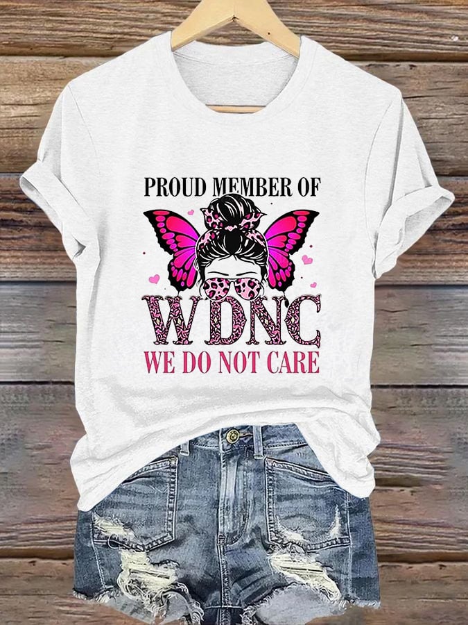 Retro Proud Member Of WDNC Print T-Shirt