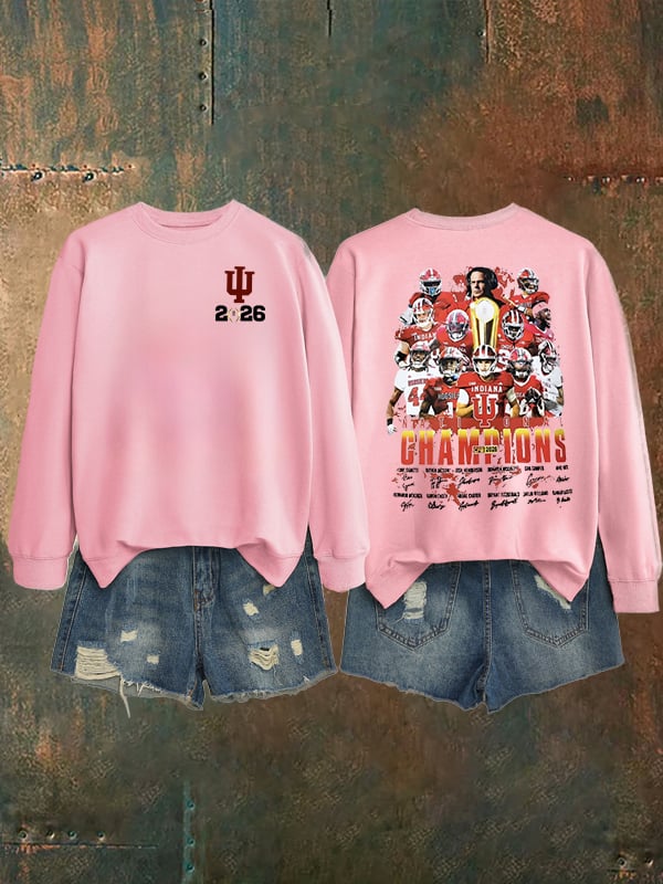 Women's Football Print Sweatshirt