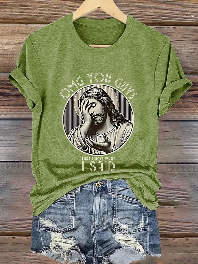 Women'S Casual Faith Short Sleeve T-Shirt