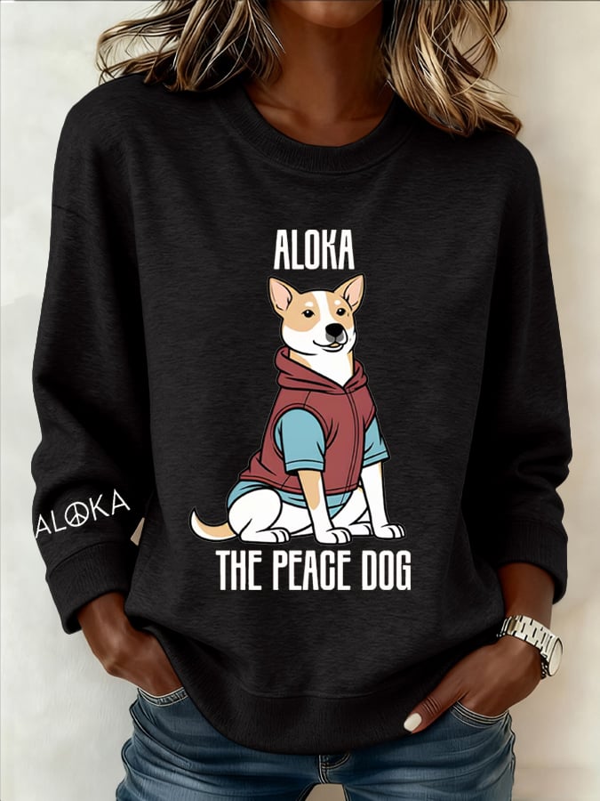 Women's Walk For Peace Art Print Sweatshirt