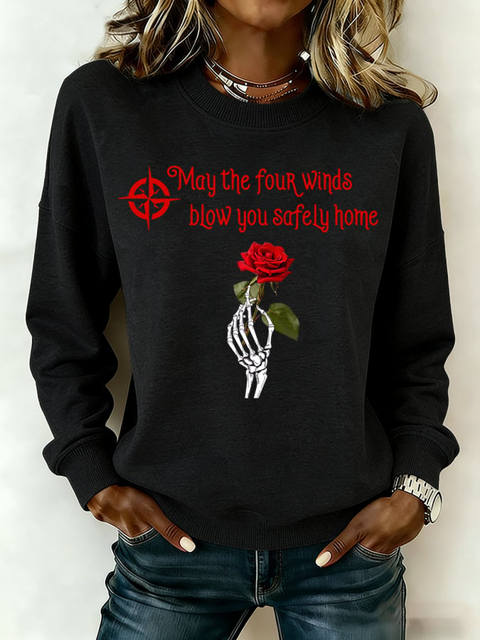 ๐ฅBuy 3 Get 15% Off Women's Commemorative Bob Weir Print Sweatshirt
