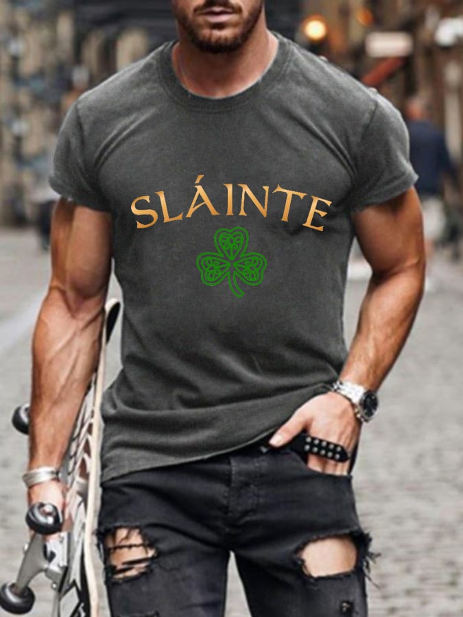 Men's Slainte St. Patrick's Day Casual Tee