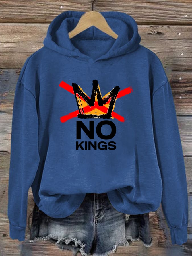 🔥Buy 3 Get 15% Off Women's America has No Kings Printed Casual Hoodies