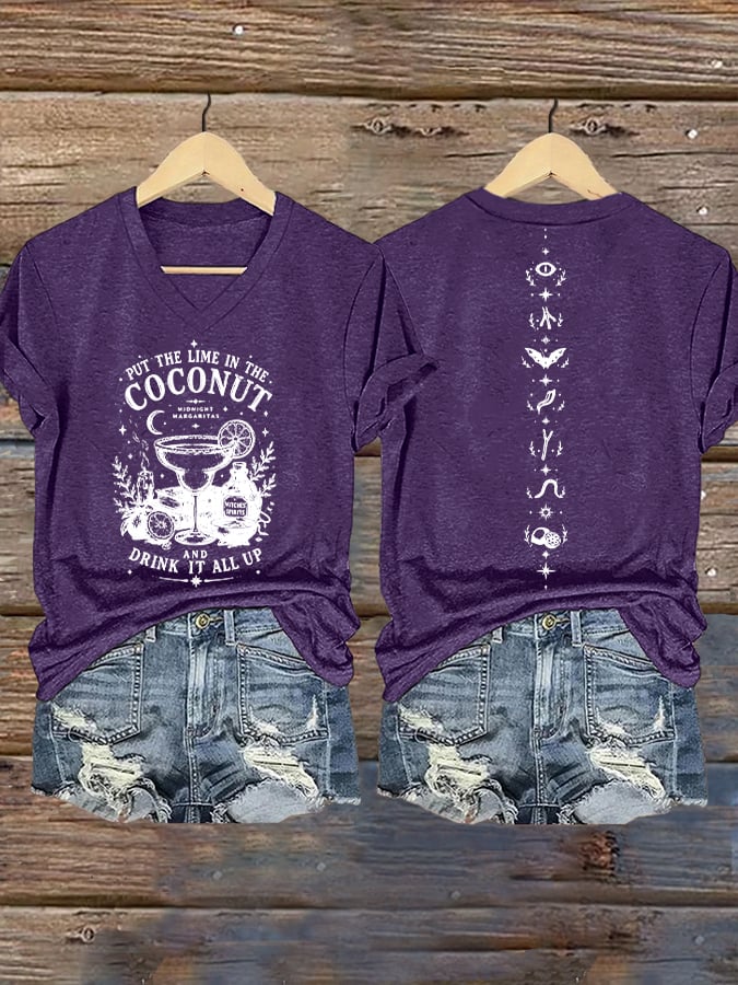 Women's Midnight Margaritas Print T-shirt