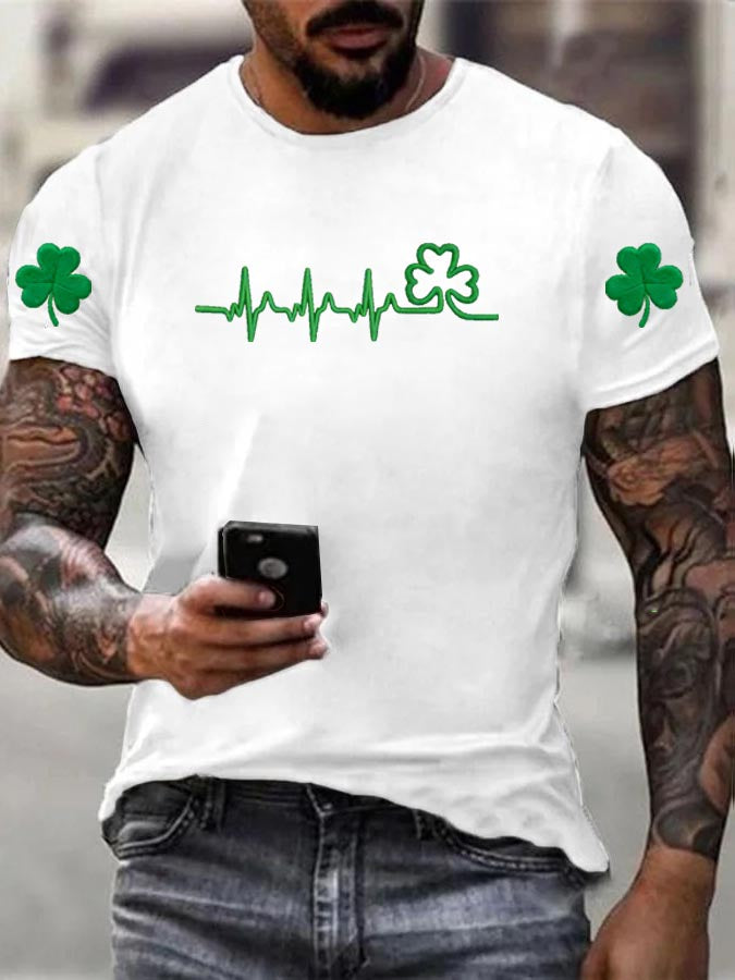 Women's St. Patrick's Day Pattern 100% Cotton T-Shirt
