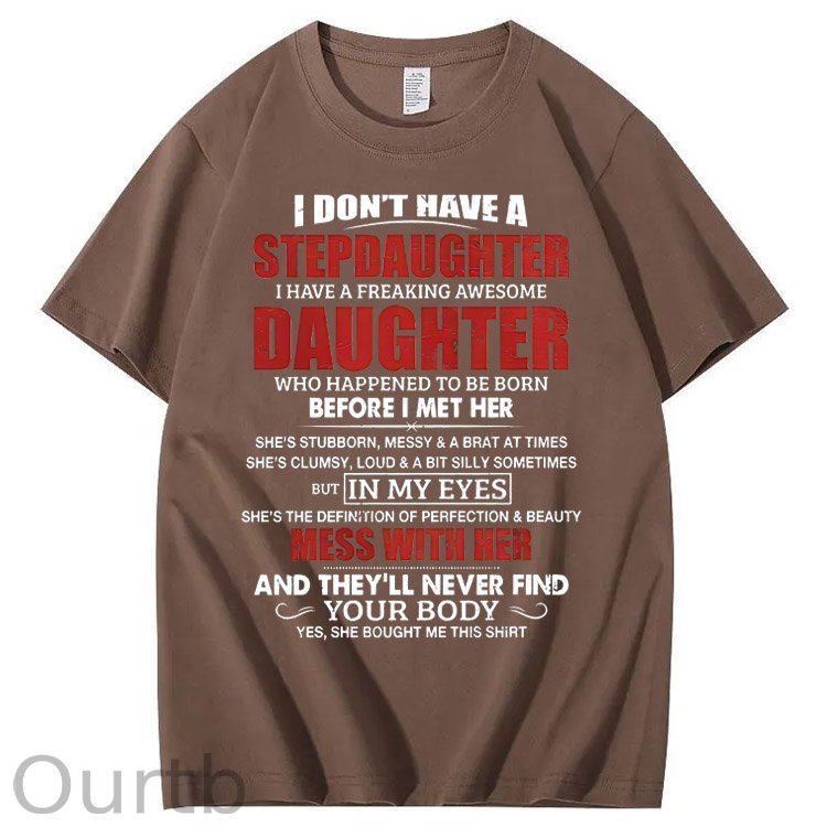 Stepdad Shirt, Fathers Day Gifts - For Stepdad, Bonus Dad Shirt From Daughter, Funny Gifts For Bonus Dad, Father's Day Shirts