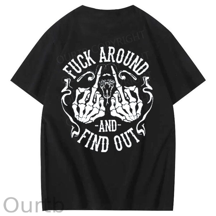 100%Gen X Pattern Print Crew Neck T-Shirt