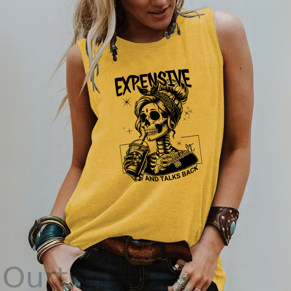Expensive Gen X Women's Sleeveless T-Shirt, Tank Top