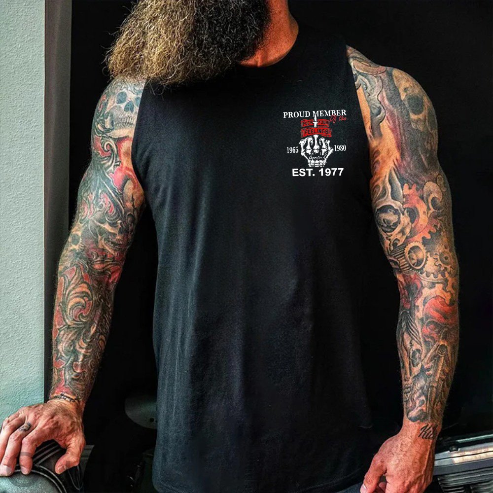 Gen X Proud Member Tank, The Badass Generation Tank , Generation X Custom Est Tank