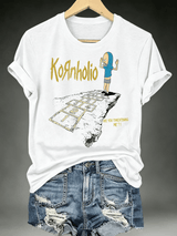 Women's  Vintage Kornholio Graphic Funny T-Shirt