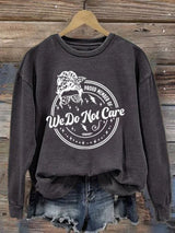 Retro Funny Proud Member Of  Print Sweatshirt