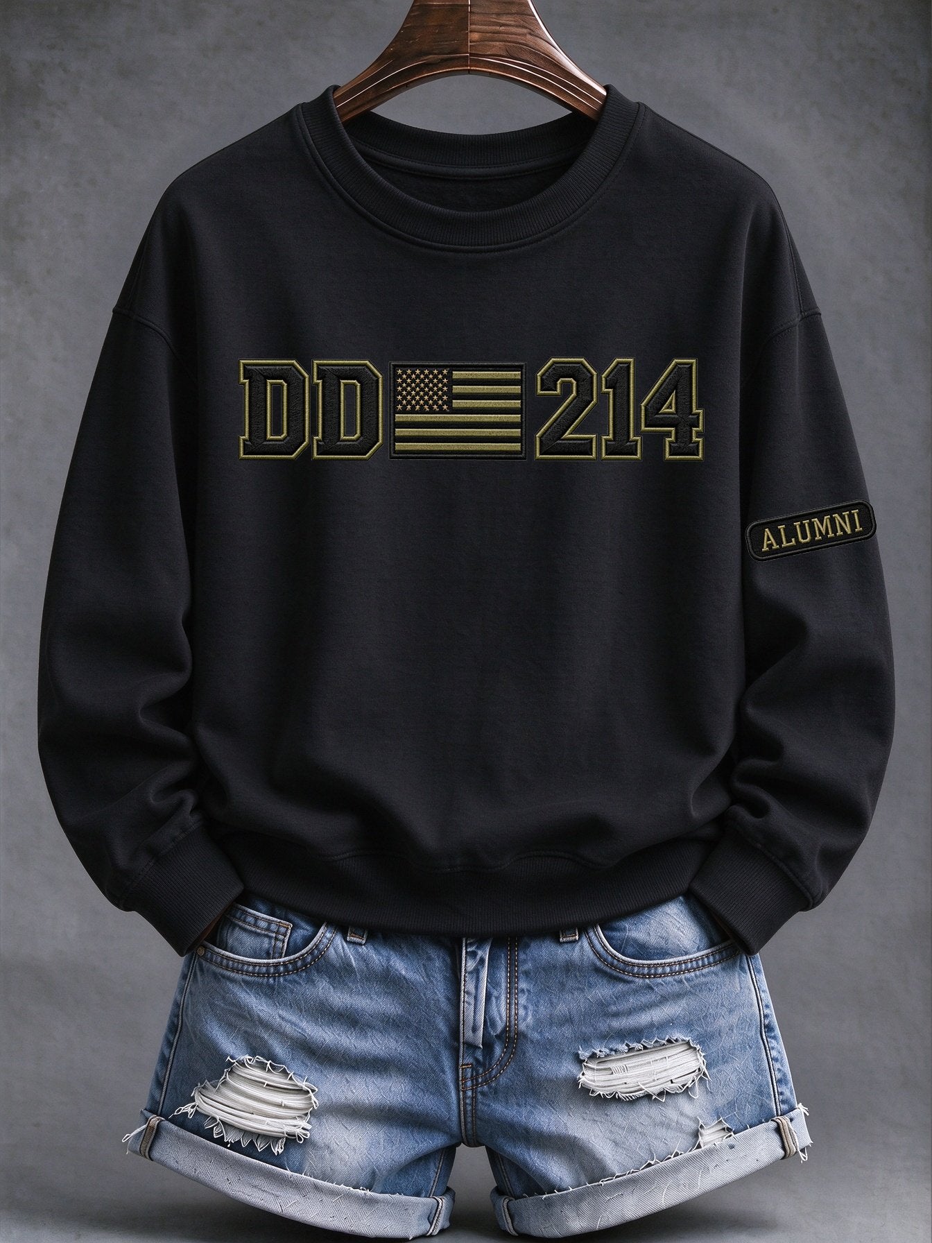 Women's Veteran DD-214 Print Casual Top