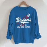 Dodgers Back To Back World Series Champions Sweatshirt