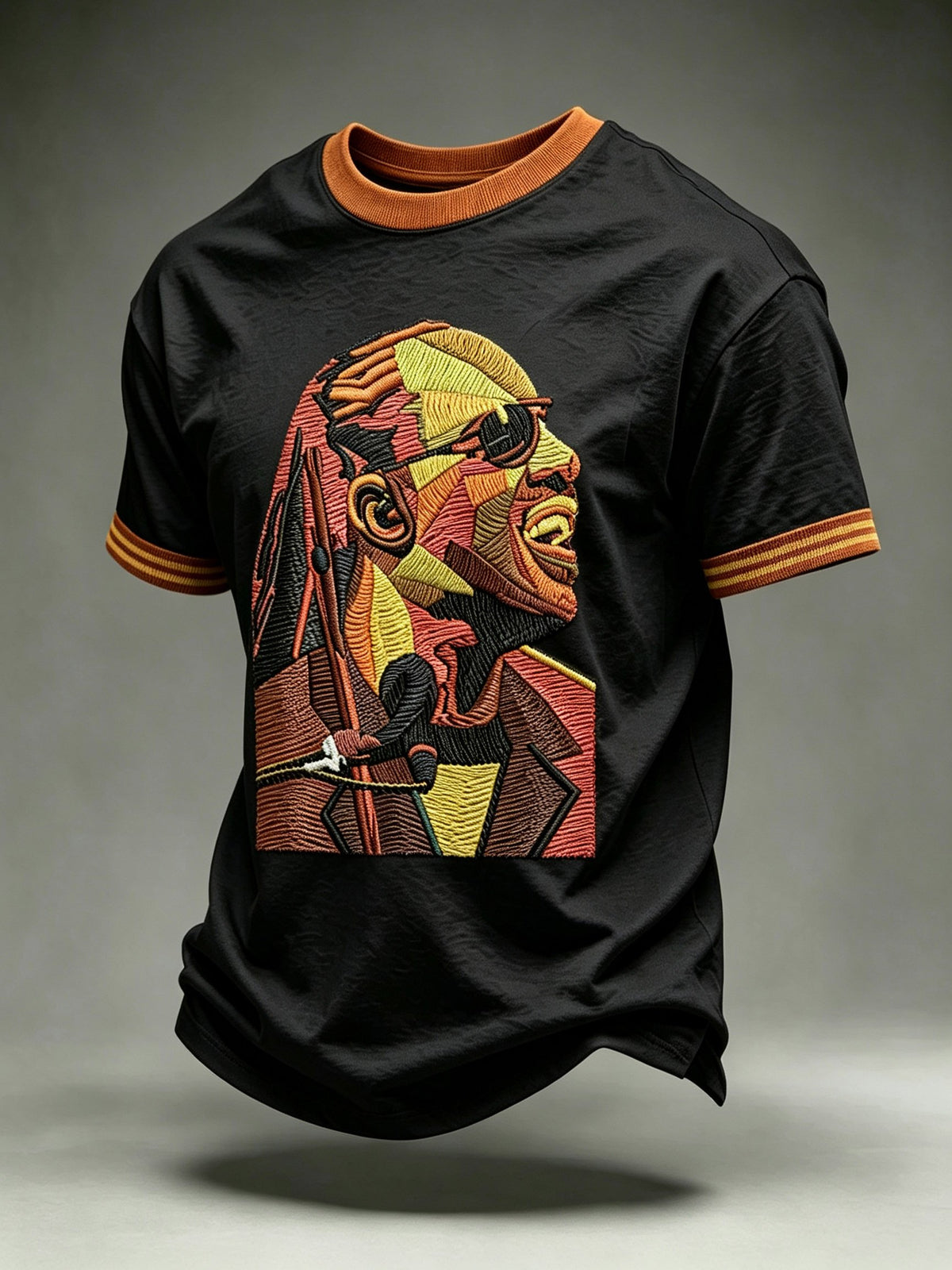 Men's Singer Print Casual T-Shirt
