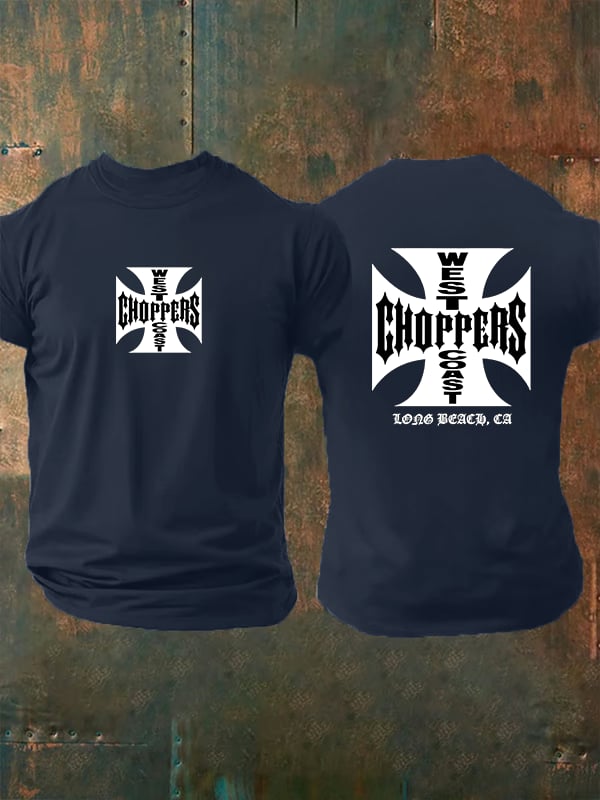 Men's  West Coast Choppers-Inspired Paul Tribute  Print  T-Shirt