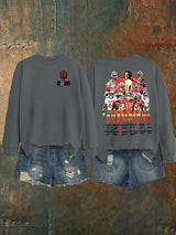 Women's   Football Print Sweatshirt