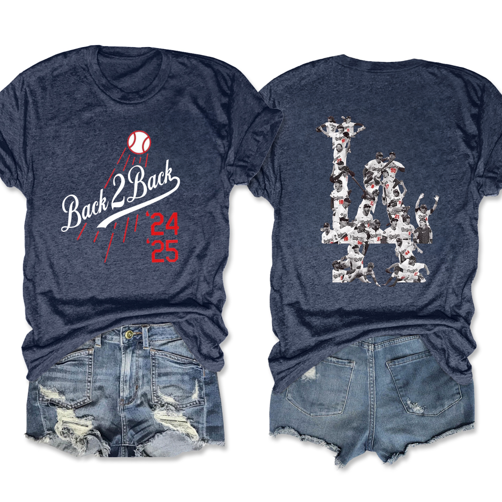 Dodgers Back to Back Champs Tee