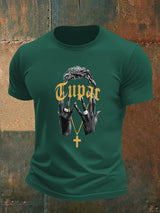 Men's Retro Rap Star Comfortable Pure Cotton T-Shirt