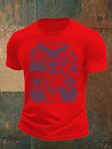 Men's  Retro USA 250th Anniversary Print T-Shirt