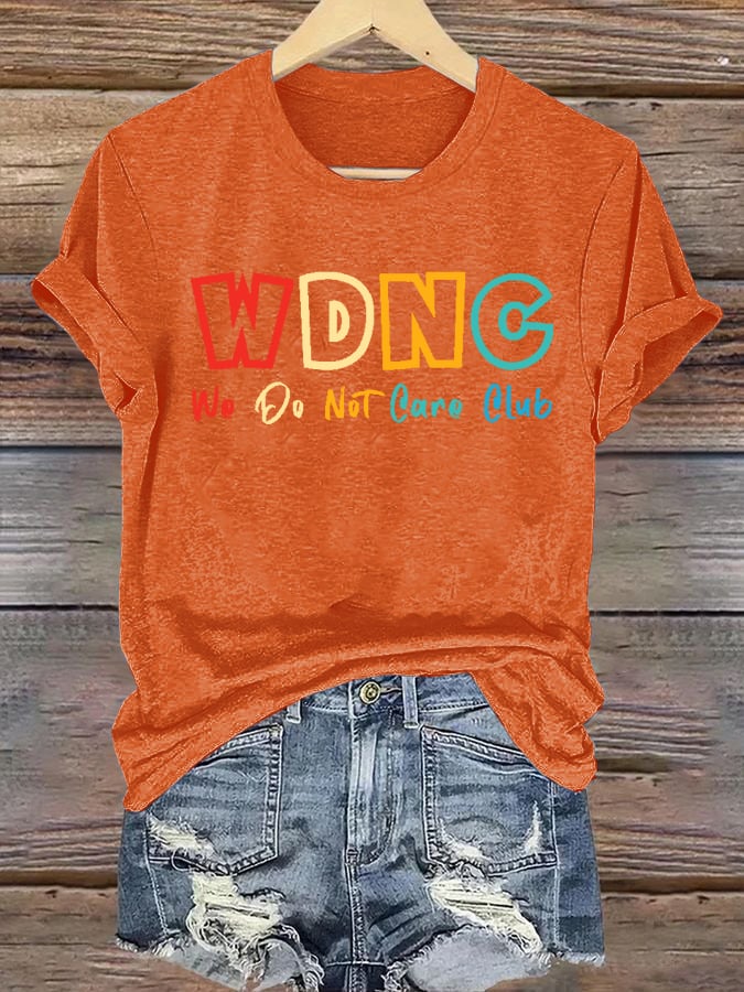 Women's  Retro Funny Proud Member Of Club Menopause Perimenopause Print T-Shirt