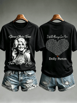 Women's  Vintage Signature Graphic Memorial T- Shirt