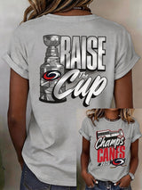 Women's Ice Hockey Print T-shirt