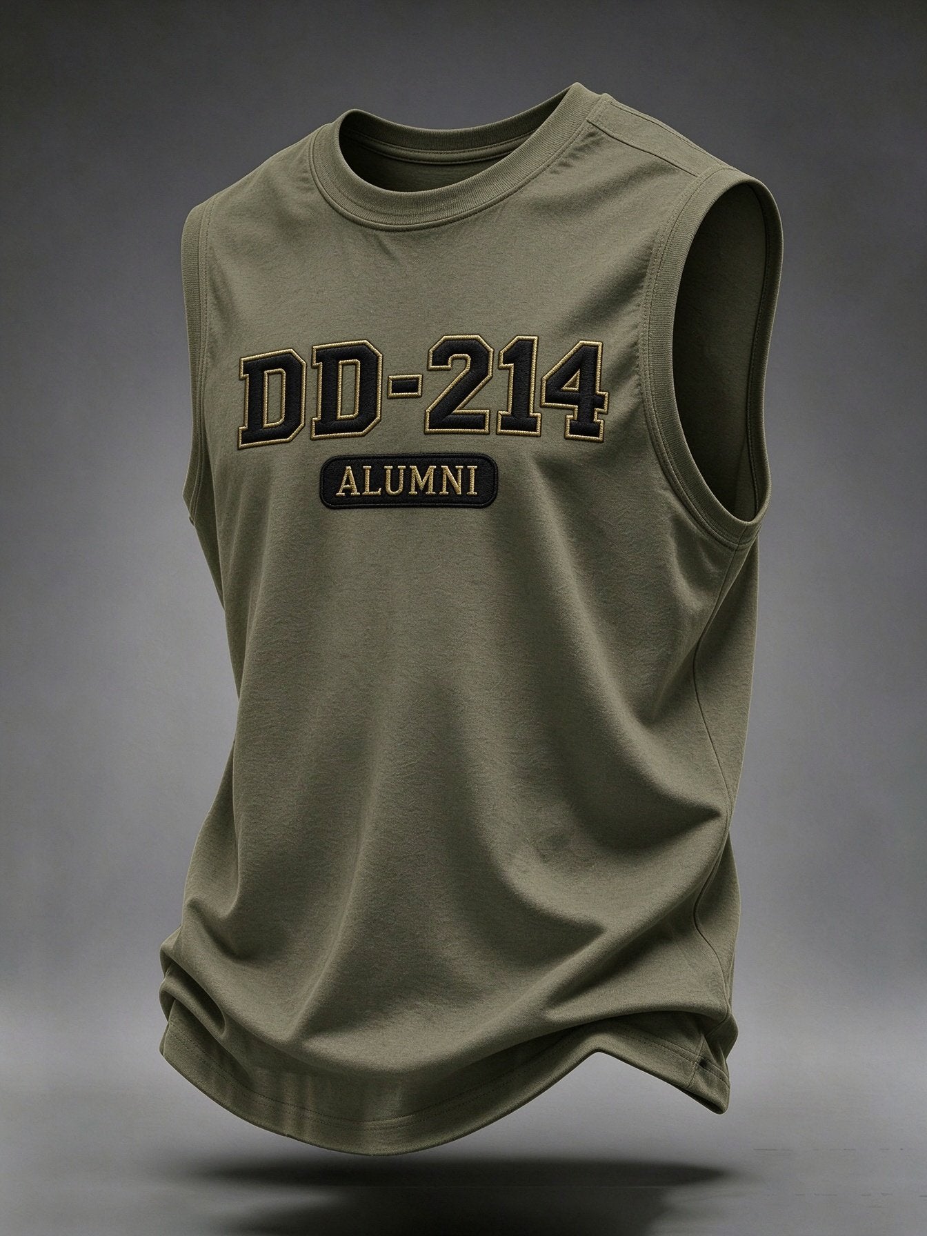 Men's Veteran DD-214 Print Casual Tank Top