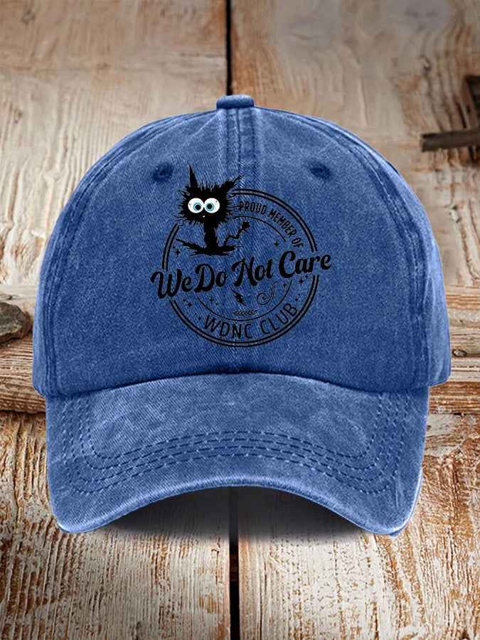 Retro Proud Member Of WDNC Club Menopause Perimenopause Print Baseball Cap