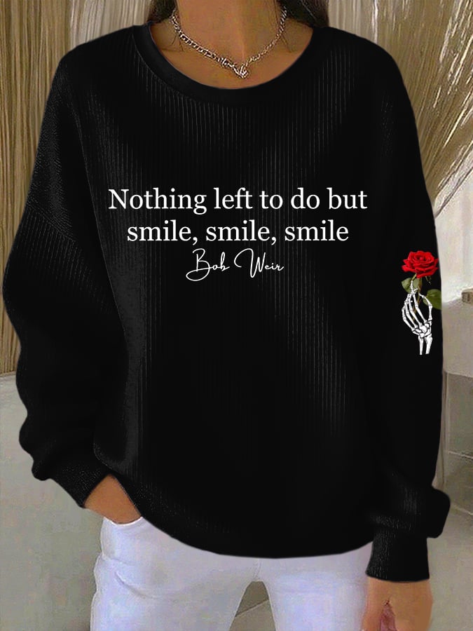 🔥Buy 3 Get 15% Off Women's Vintage Rock Tribute Print Casual Sweatshirt