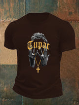 Men's Retro Rap Star Comfortable Pure Cotton T-Shirt