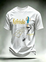 Men's Vintage Kornholio Graphic Funny T-Shirt