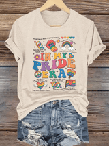 Women's  In My Pride Era, Pride Month Print T-Shirt