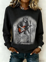 🔥Buy 3 Get 15% Off Women's Commemorative Bob Weir Print Sweatshirt